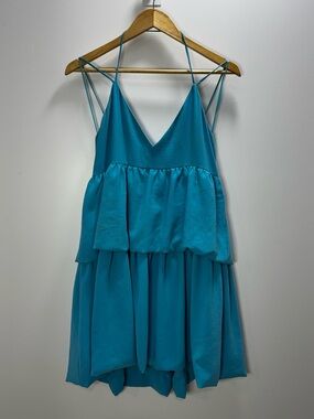 Zara blue mini dress size S